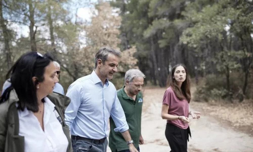 Μητσοτάκης από Δαδιά: Aλλαγές στον τρόπο που αντιμετωπίζουμε τις δασικές πυρκαγιές